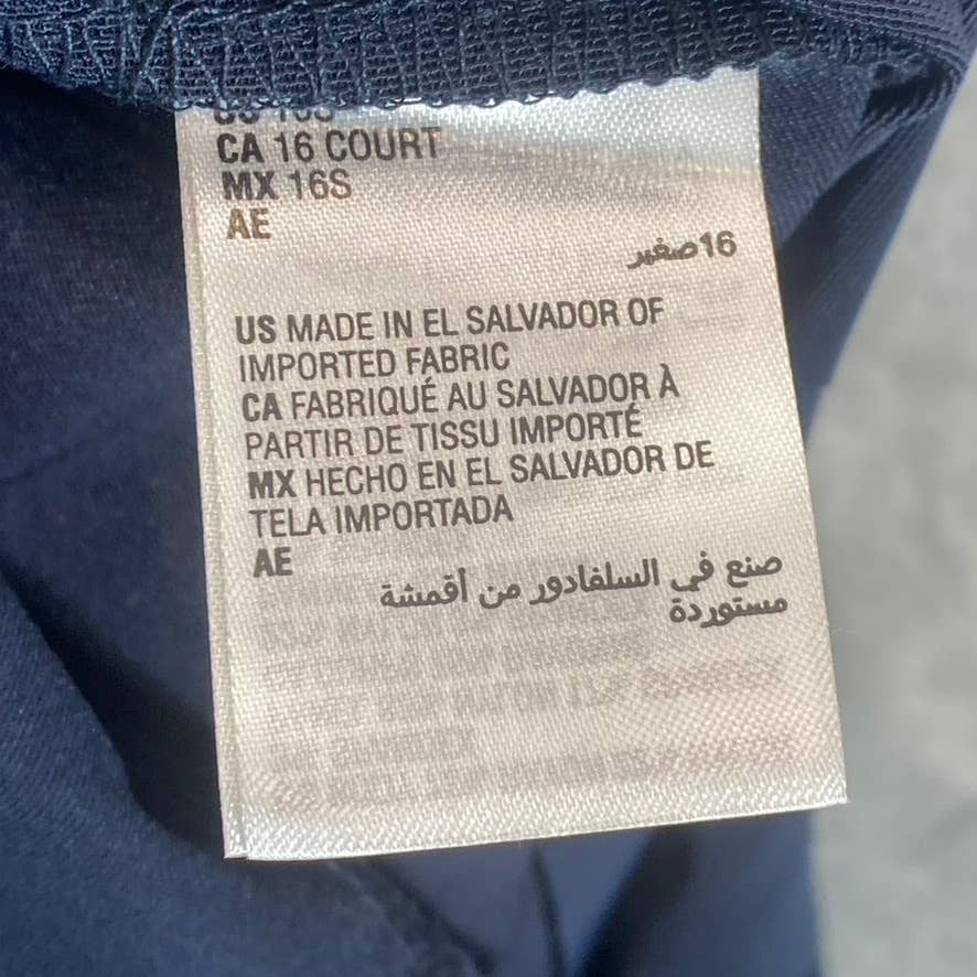 ALFANI Women's Short Modern Navy Tummy-Control Skinny-Leg Pull-On Pants SZ 16S