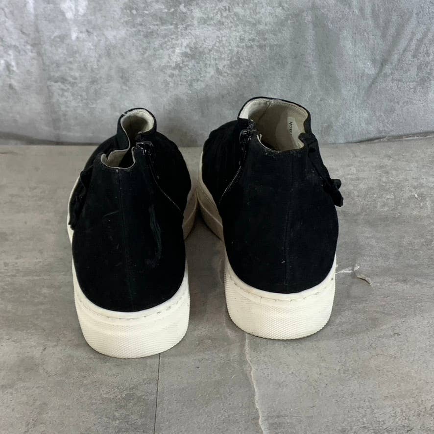 VALENTINA RANGONI Women's Black Serafina High-Top Slip-On Sneakers SZ 6.5