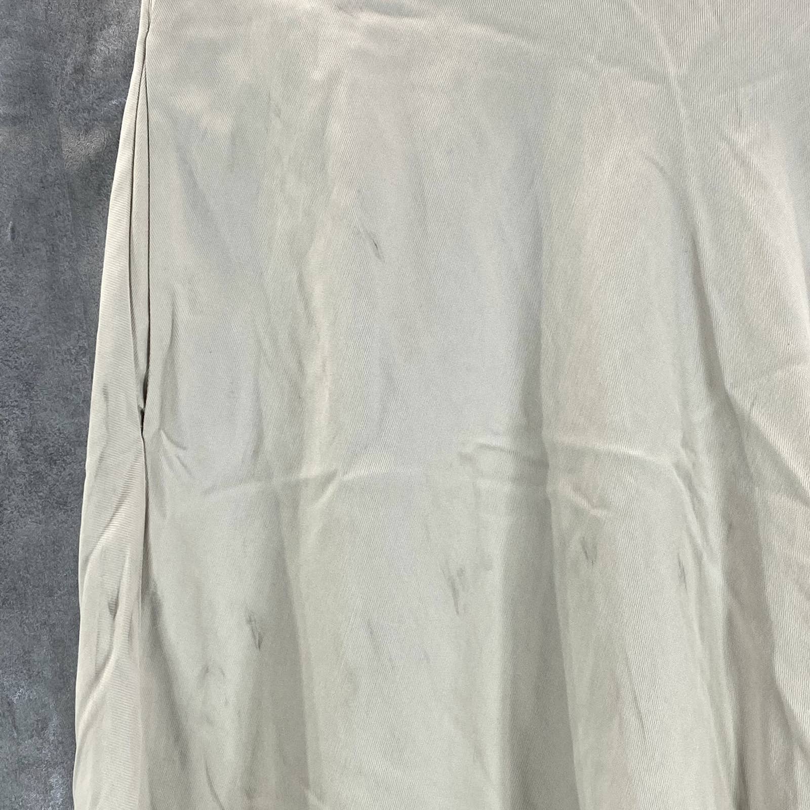ALFANI Women's Oatmeal Elastic Waist Pocketed Pull-On Midi Skirt SZ 10