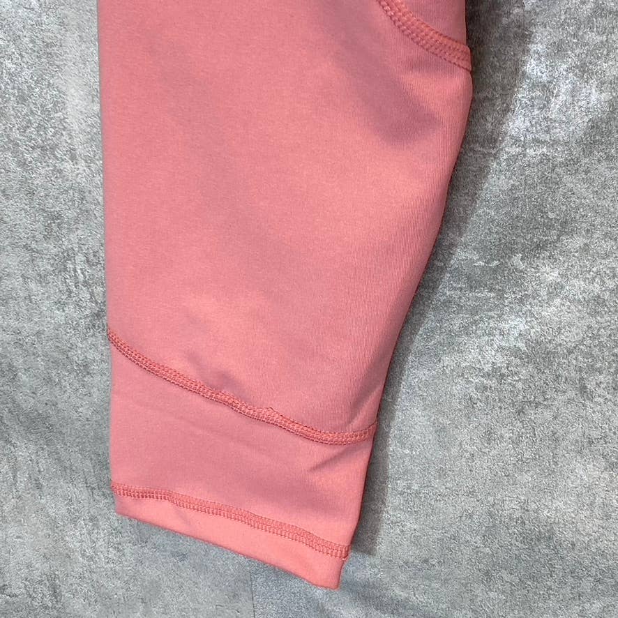 BCBGMAXAZRIA Women's Coral High-Waist Breathable Active Stretch Pull-On Capri Leggings SZ L