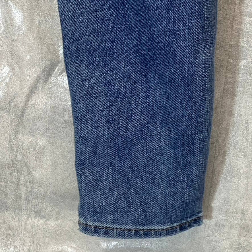 HUDSON Women's Petra Natalie Mid-Rise Super Skinny Crop Distressed Denim Jeans SZ 26