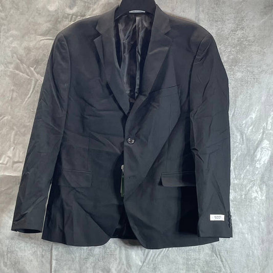 ALFANI Men's Solid Black Short Slim-Fit Two-Button Suit Jacket SZ 40S