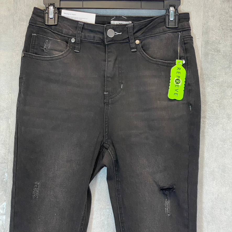 BP. Women's Black Wash High-Rise Skinny Distressed Jeans SZ 28