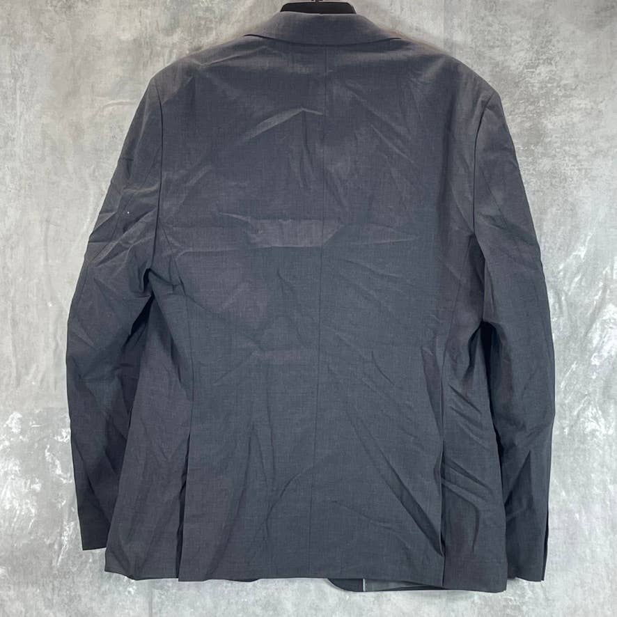 BAR III Men's Charcoal Two-Button Slim-Fit Wool Suit Jacket SZ 42R