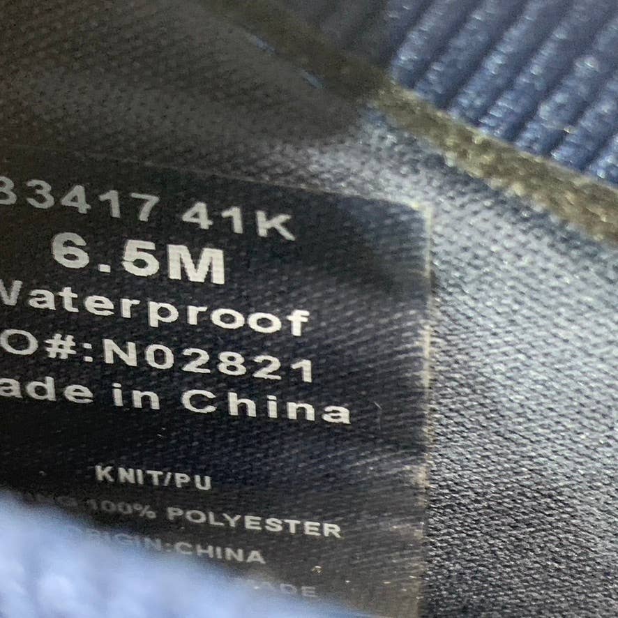 BLONDO Women's Navy Knit Kyla Waterproof Slip-On Platform Sneakers SZ 6.5