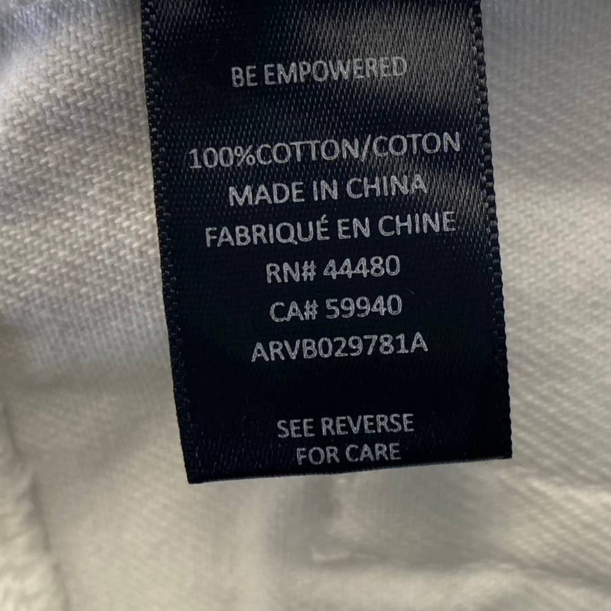 AFRM Women's White Luisa Distressed High-Rise Ankle Crop Skinny Denim Jeans SZ26