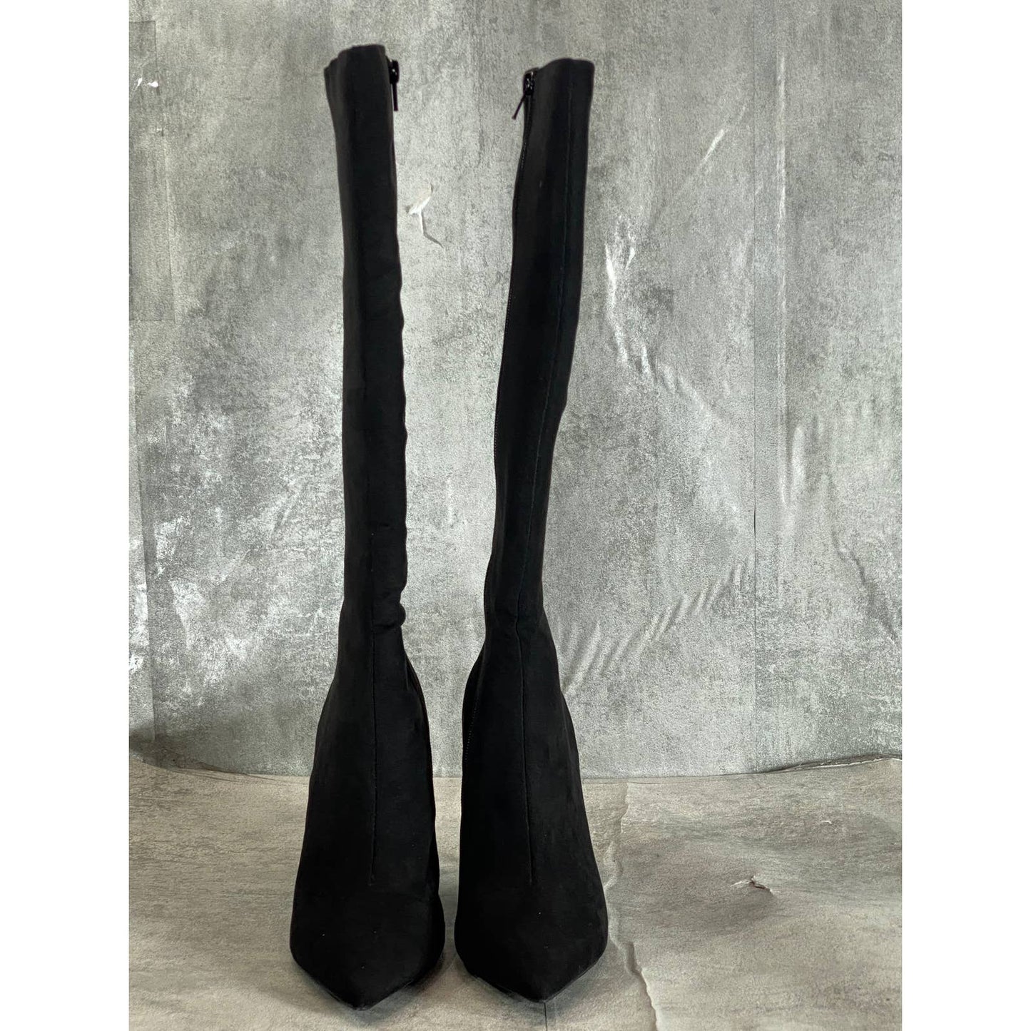 INC INTERNATIONAL CONCEPTS Women's Black Rajel Knee-High Dress Stiletto Boot SZ7