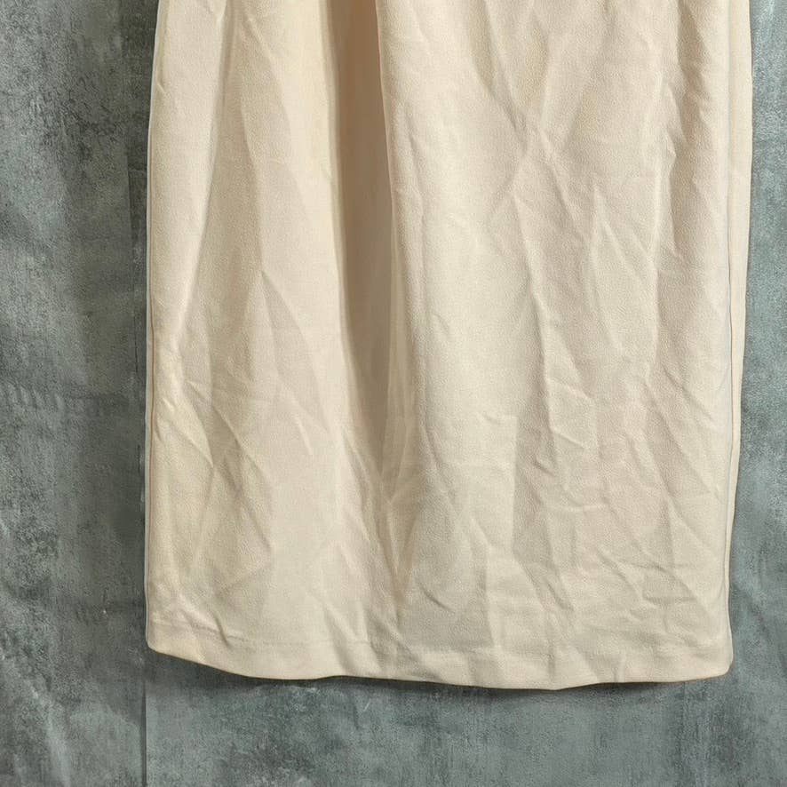 RACHEL RACHEL ROY Women's Light Pink Halter Knee-Length Sheath Dress SZ L