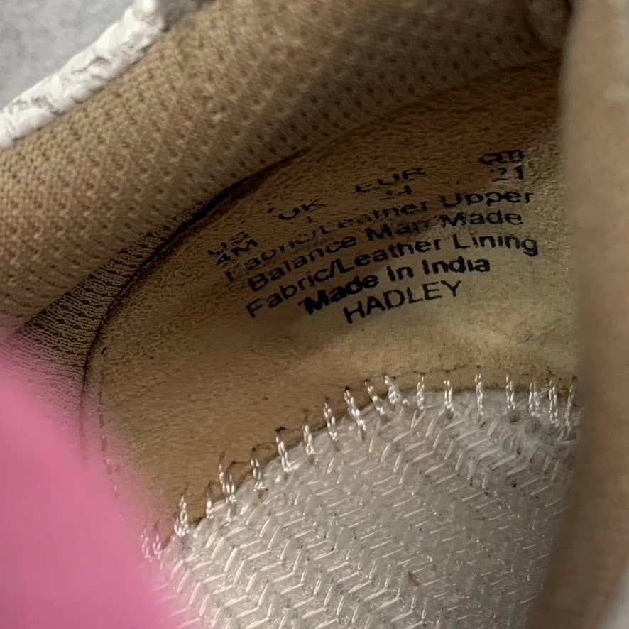 NATURALIZER Women's Black/White Leather Hadley Lace-Up Sneakers SZ 4