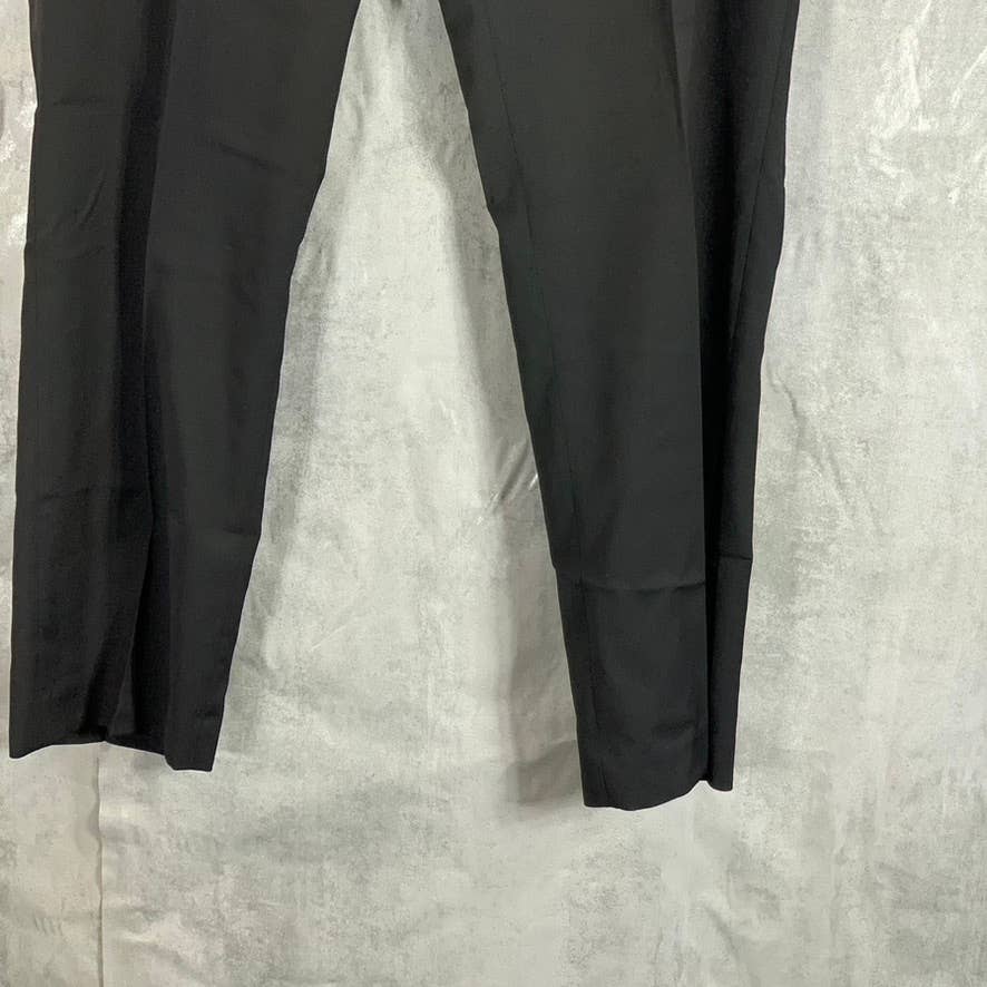 TOMMY HILFIGER Men's Solid Black Modern-Fit Stretch Dress Pants SZ 38X29