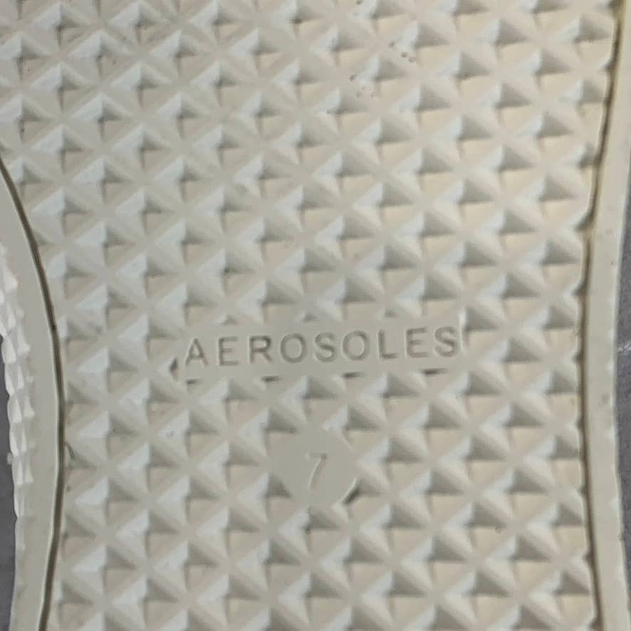 AEROSOLES Women's Dark Grey Ella Quilted Round-Toe Slip-On Sneakers SZ 7