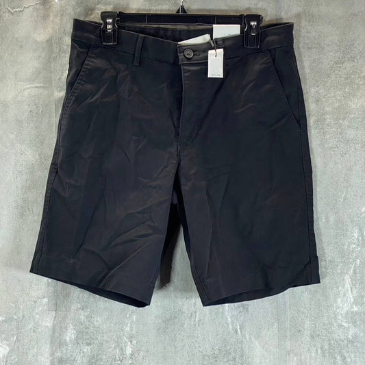 CALVIN KLEIN Men's Black Beauty Slim-Fit Comfort Chino Shorts SZ 30