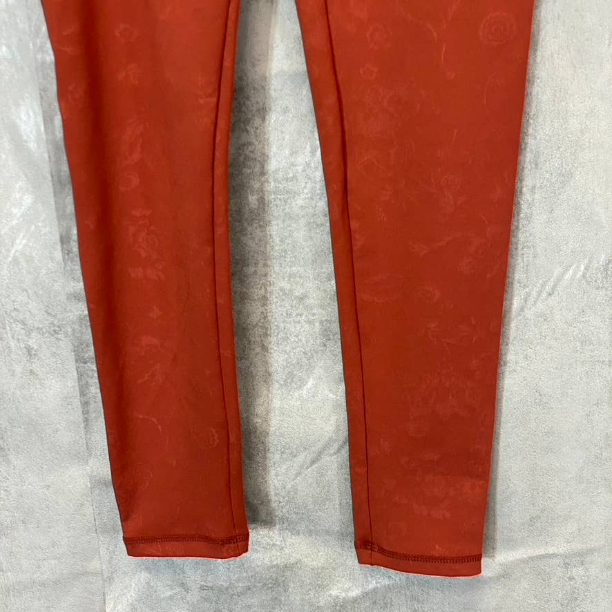 LAUNDRY By Shelli Segal Rust Printed High-Waist Stretch Pull-On Active Leggings SZ S