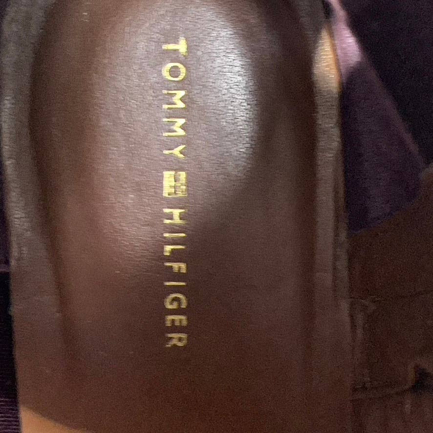 TOMMY HILFIGER Women's Medium Natural Imiera Side-Zip Ankle Boots SZ 9