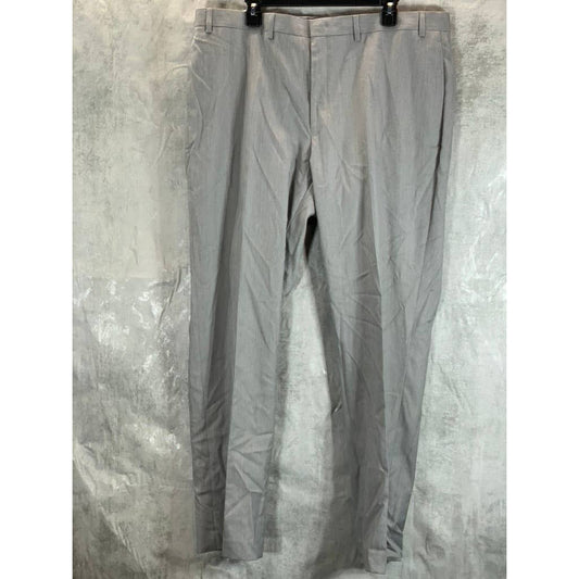 MARC NEW YORK Men's Light Grey Sharkskin Modern-Fit Suit Pants SZ 39X32