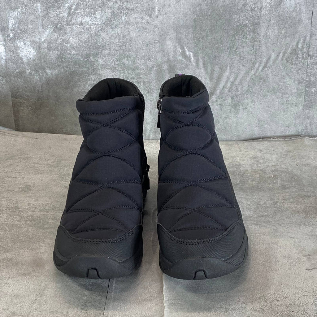 EASY SPIRIT Women's Black Fabric Tru Round-Toe Casual Cold Weather Booties SZ 6