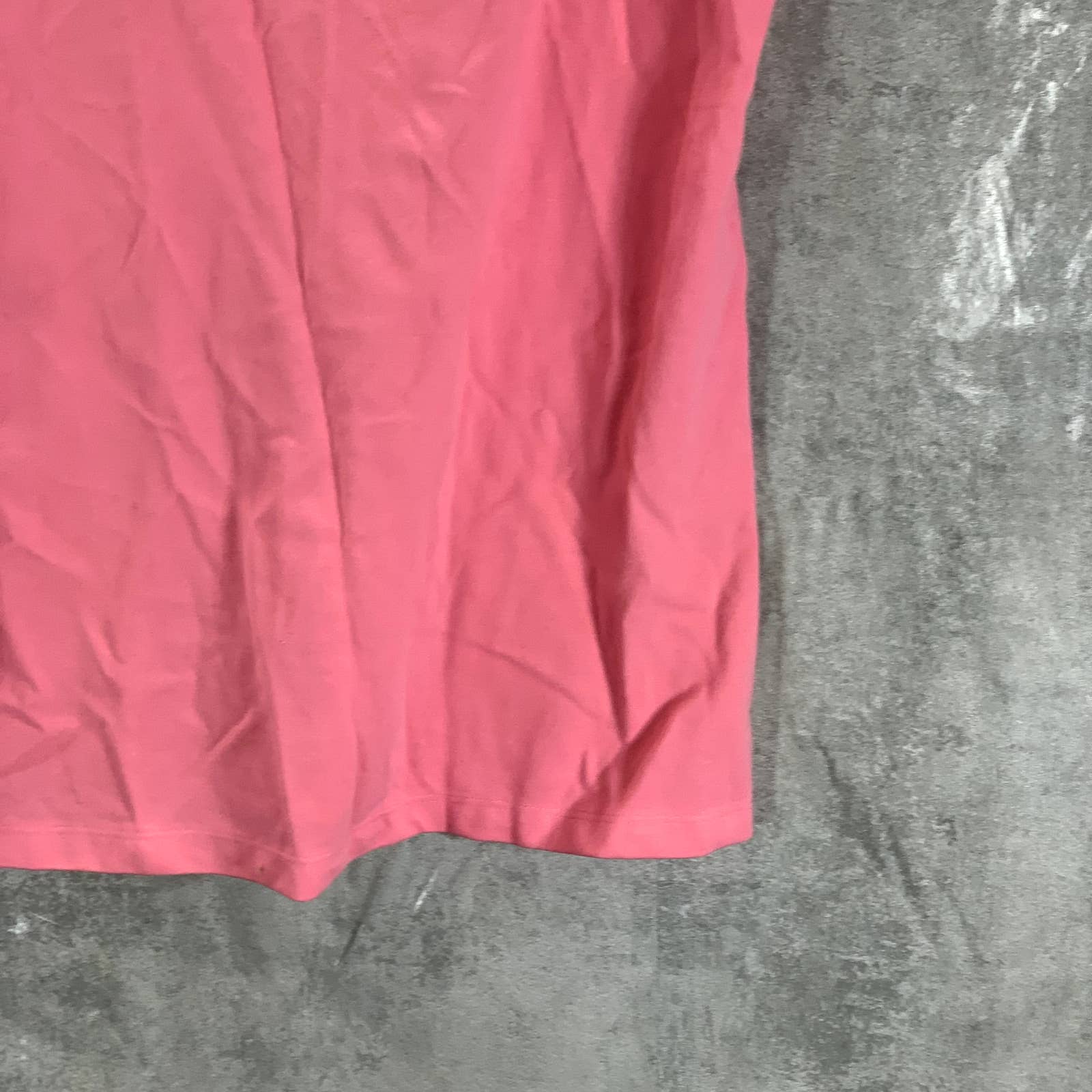 TOMMY HILFIGER Women's Peony Pink Flag Logo Short-Sleeve Polo Top SZ XL