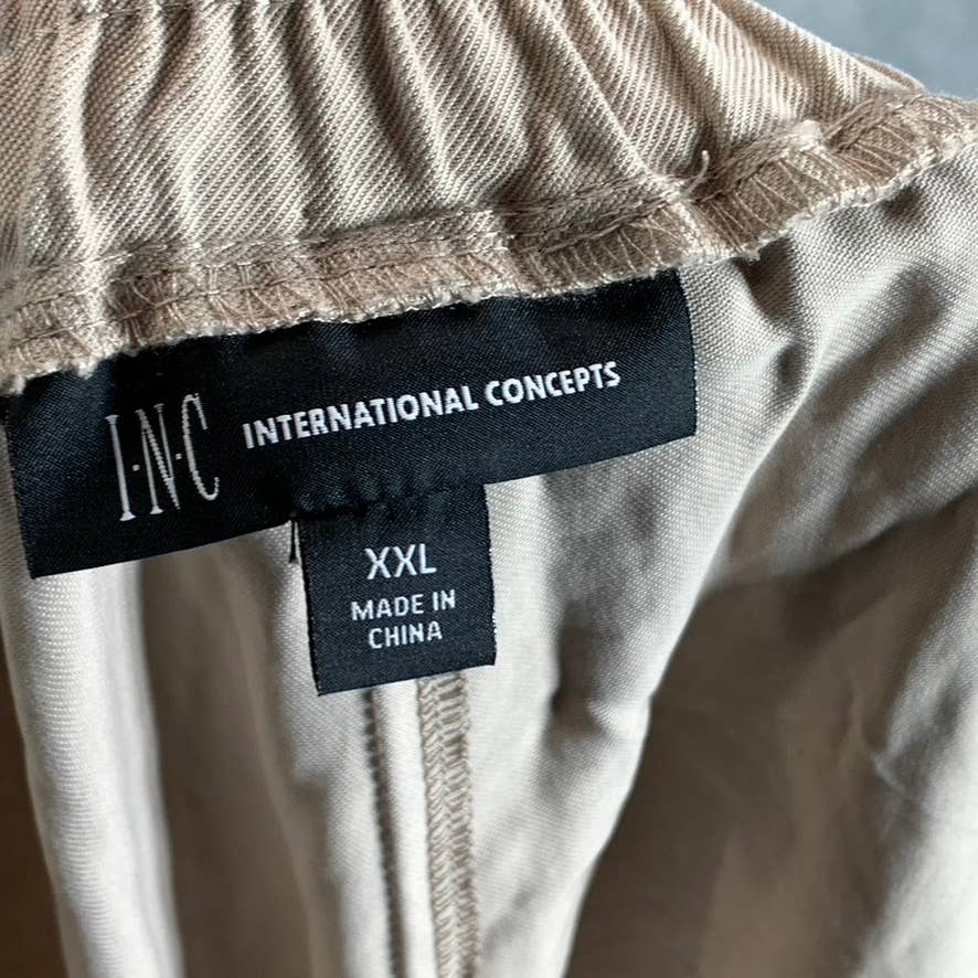 INC INTERNATIONAL CONCEPTS Women's Toasted Twine High-Rise Utility Pants SZ 2XL