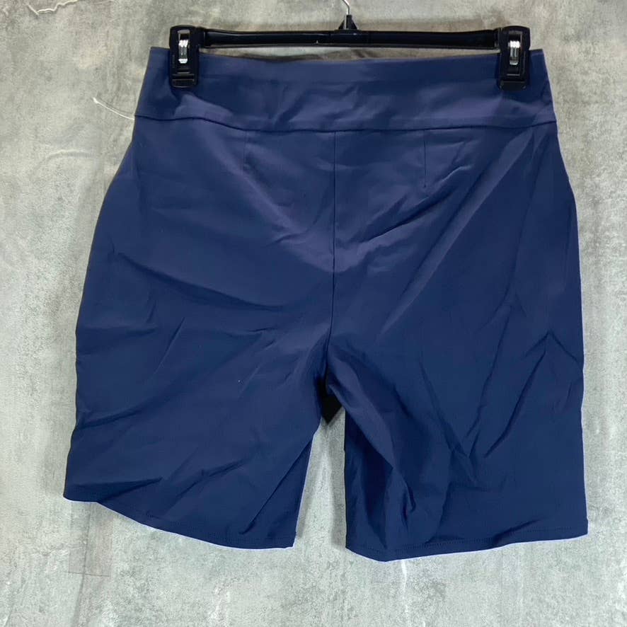 INC INTERNATIONAL Women's Deep Twilight Mid-Rise Bermuda Pull-On Shorts SZ 6