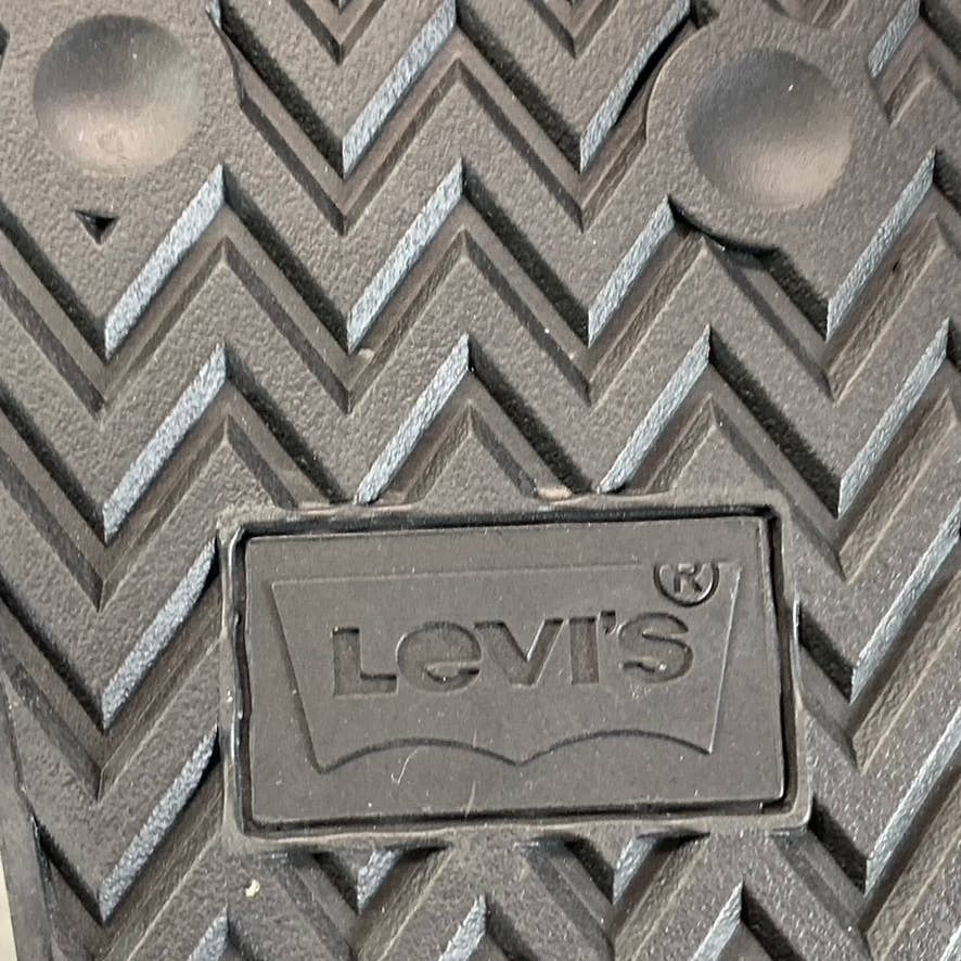 LEVI'S Women's Black Batwing Pool Slide 2 Slip-On Sandals SZ 10