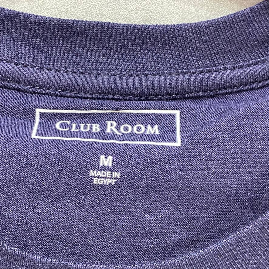CLUB ROOM Blue Solid Crewneck Tshirt SZ M
