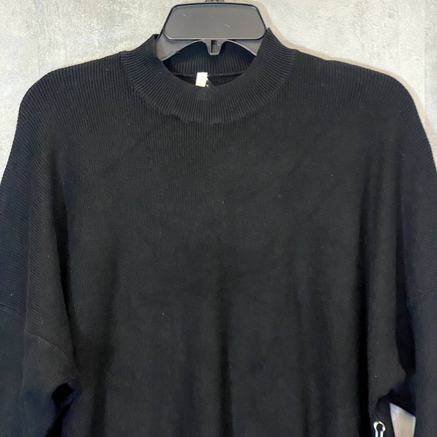 DREAMERS BY DEBUT Women's Black Oversized High Neck Pullover Sweater SZ L
