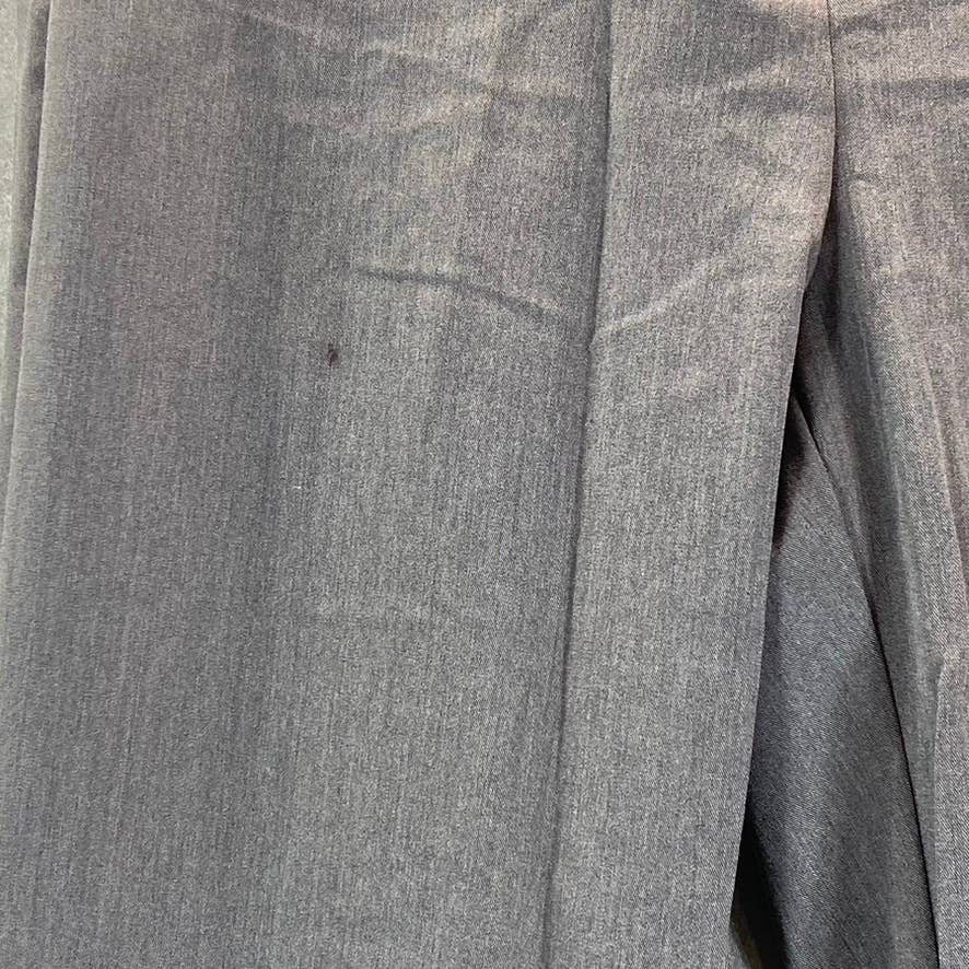 ALFANI Women's Pepper Grey Mid-Rise Modern Straight-Leg Pants SZ 6
