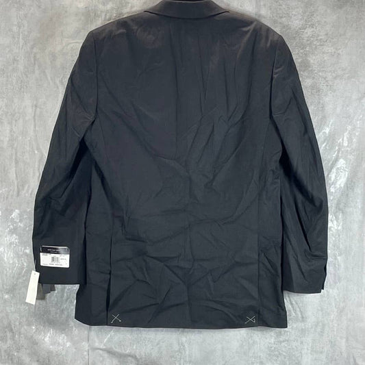 MARC NEW YORK Men's Black Long Modern-Fit Two-Button Suit Jacket SZ 42L