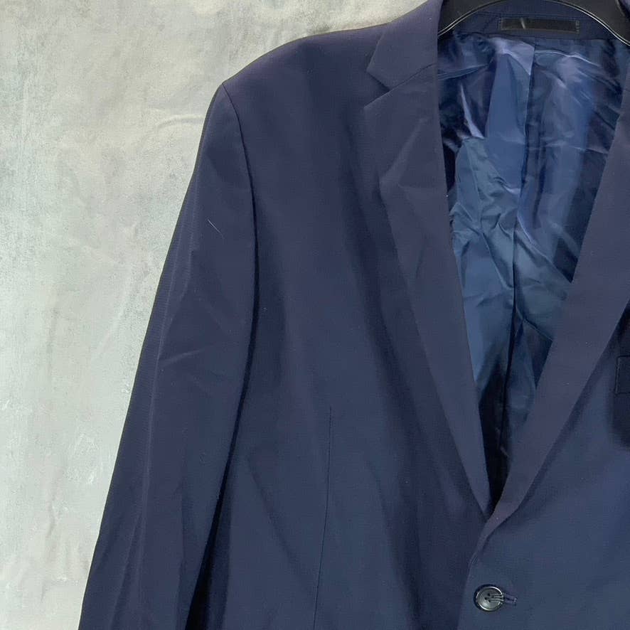 KENNETH COLE REACTION Men's Navy Short Techni-Cole Suit Jacket SZ 44S