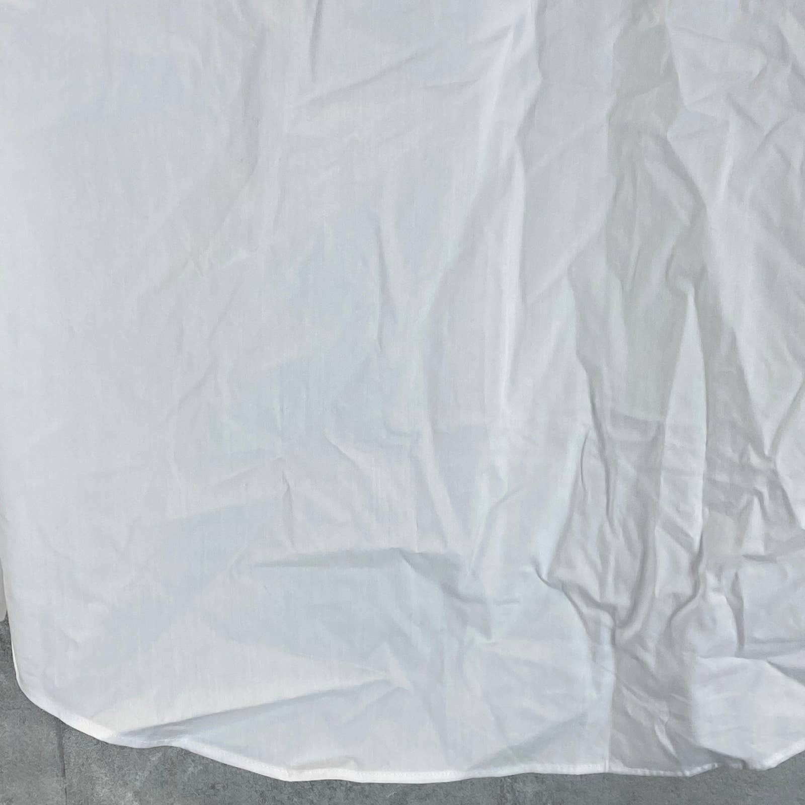 ALFANI AlfaTech Men's White Solid Regular-Fit Dress Shirt SZ M(15-15.5 34/35)