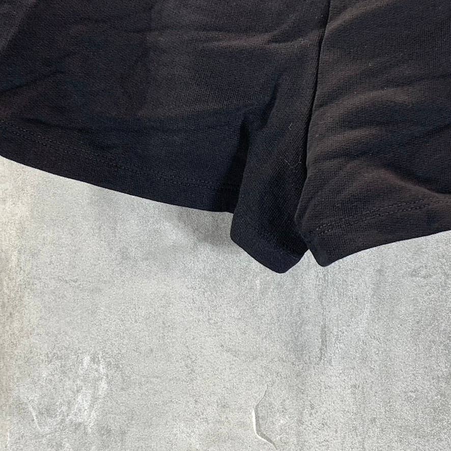 GUESS 1981 Women's Black Solid Mid-Rise Drawstring Sweat Pull-On Shorts SZ XS