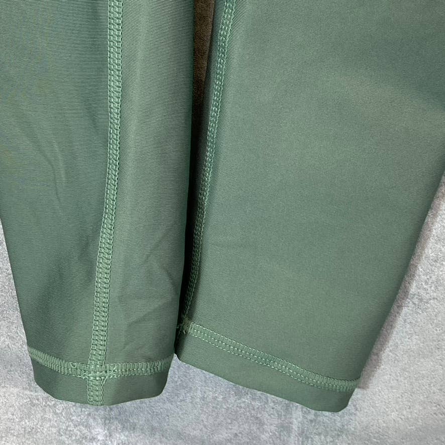 PRO-FIT Activewear Fruit Green Lightweight Ruched Breathable High-Waist Pull-On Leggings SZ S
