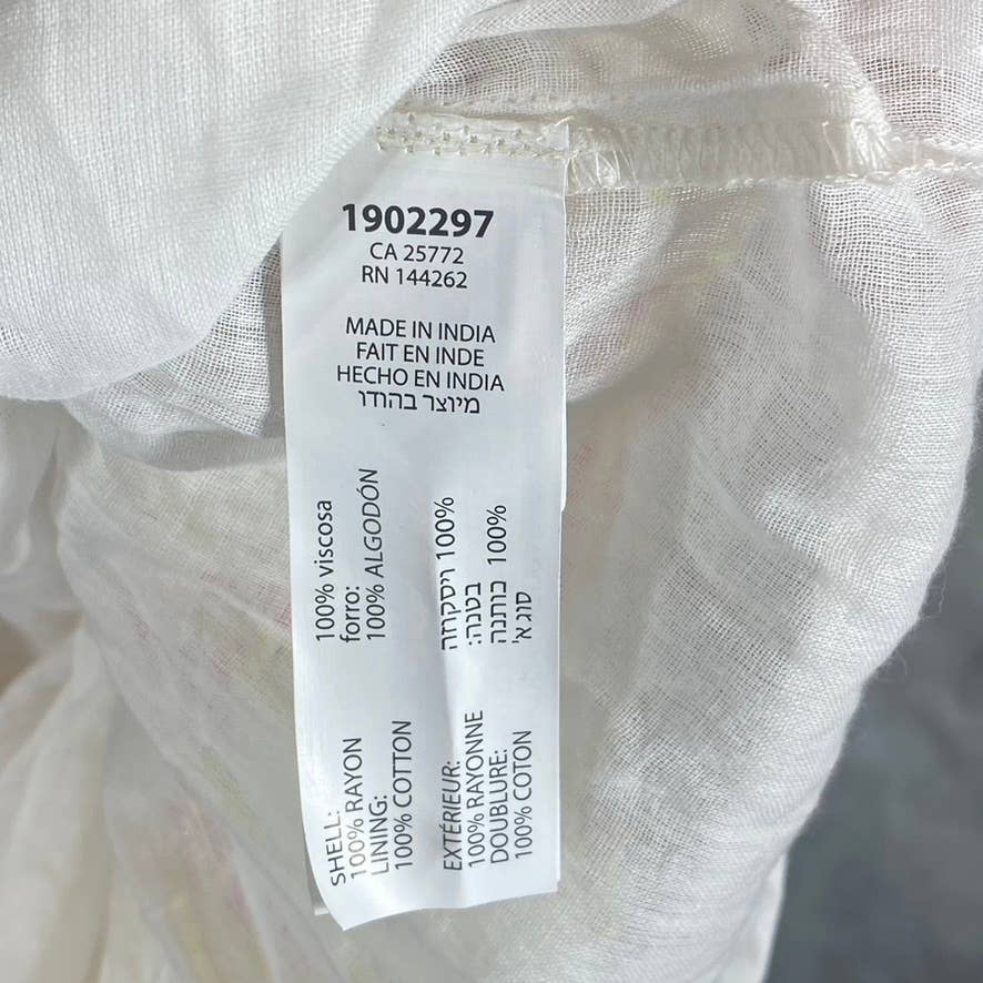 BLACK TAPE Women's Petite Sunshine Burst Drawstring Waist Maxi Dress SZ PXS