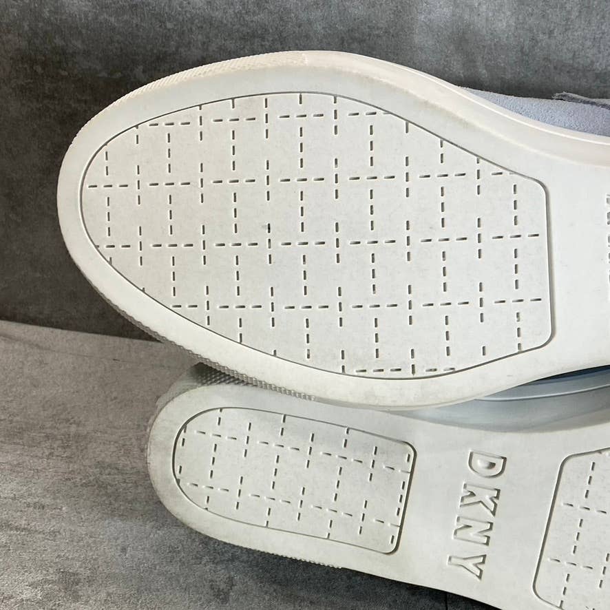 DKNY Women's Pastel Blue Multi Cosmo Slip-On Wedge Sneakers SZ 10