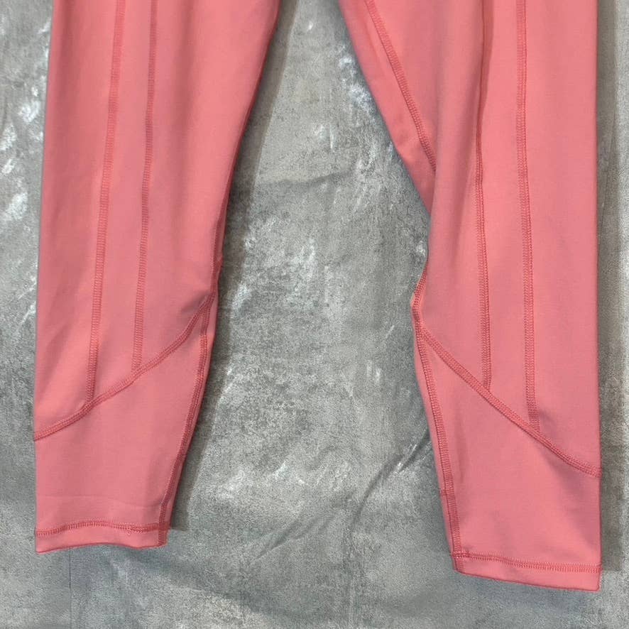 BCBGMAXAZRIA Women's Coral High-Waist Breathable Active Stretch Pull-On Capri Leggings SZ L