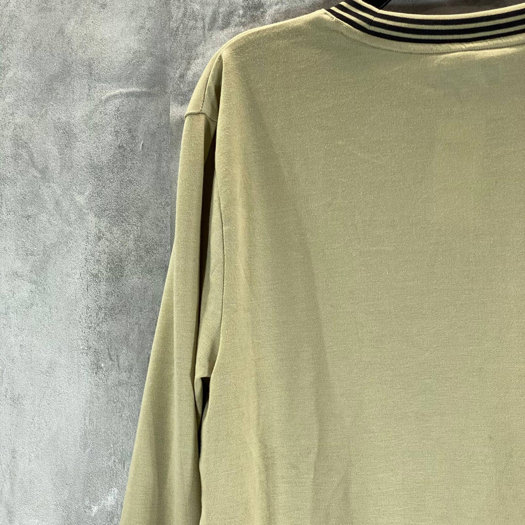 ALFANI Men's Twill Vari-Stripe Crewneck Long-Sleeve Pullover Shirt SZ XL