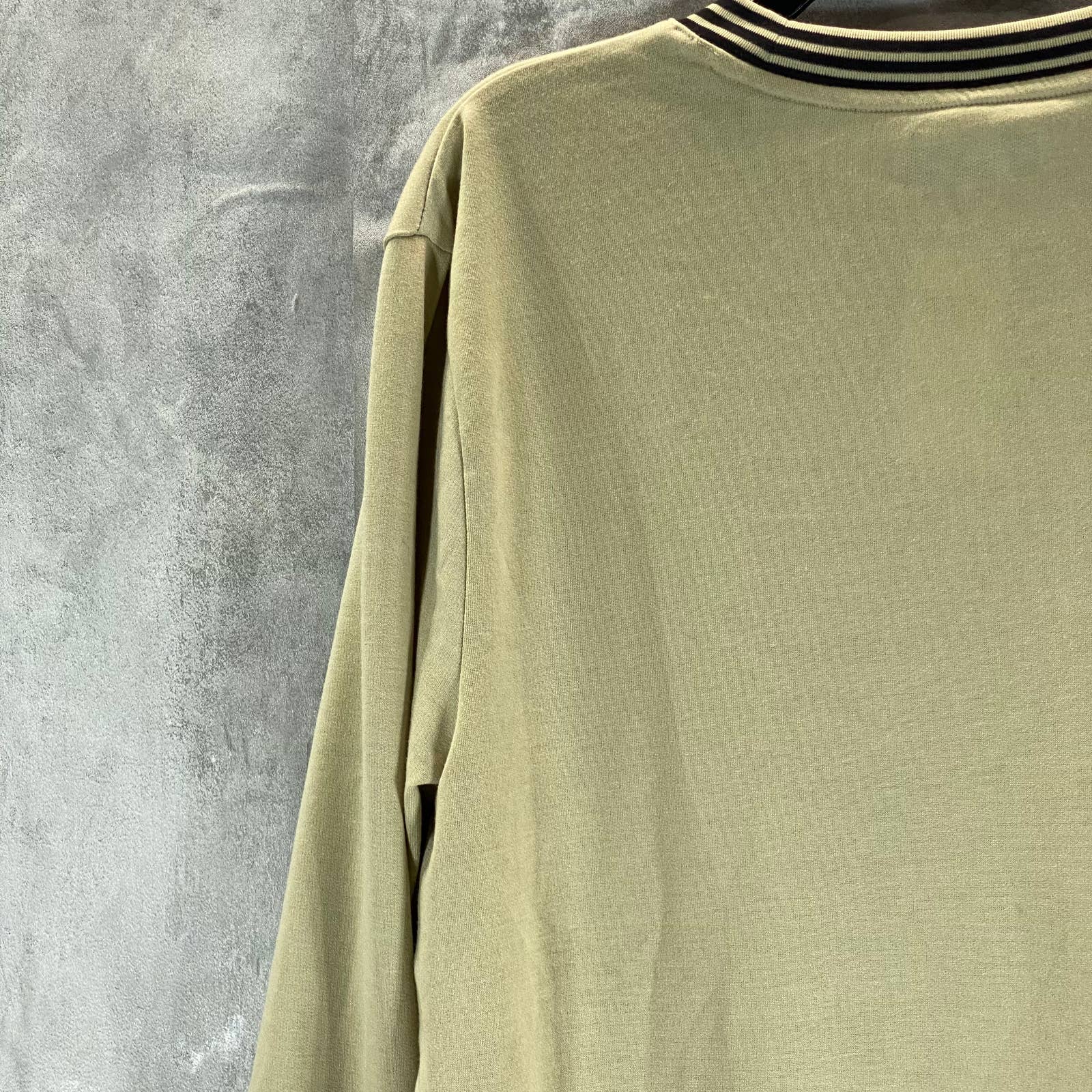 ALFANI Men's Twill Vari-Stripe Crewneck Long-Sleeve Pullover Shirt SZ XL