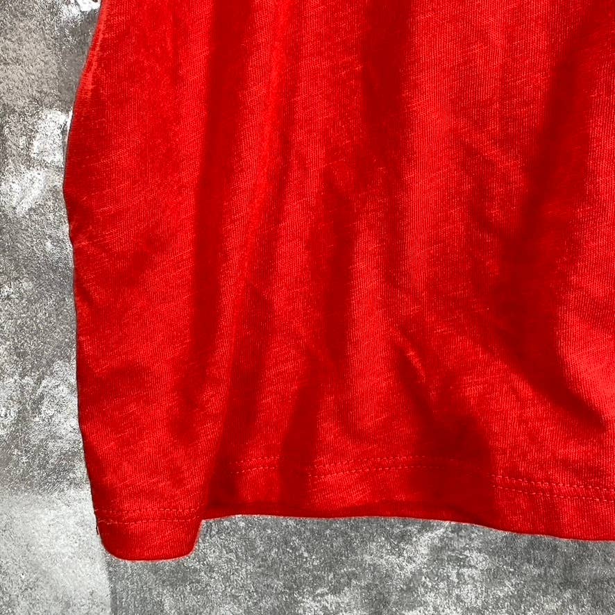 STYLE & CO Women's Petite Loving Red Short-Sleeve Polo Top SZ P/L