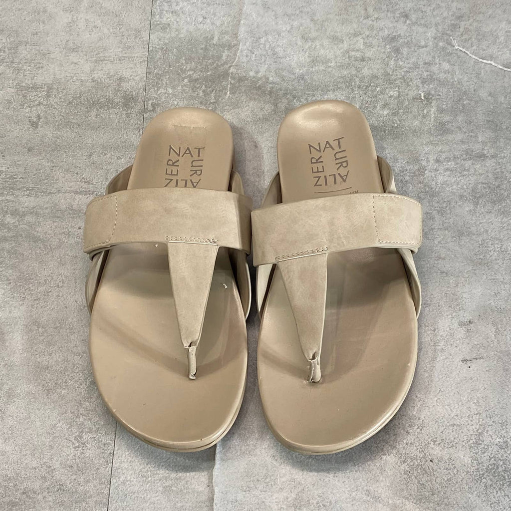 NATURALIZER Women's Porcelain GenN-Twirl Slip-On Thong Sandals SZ 6