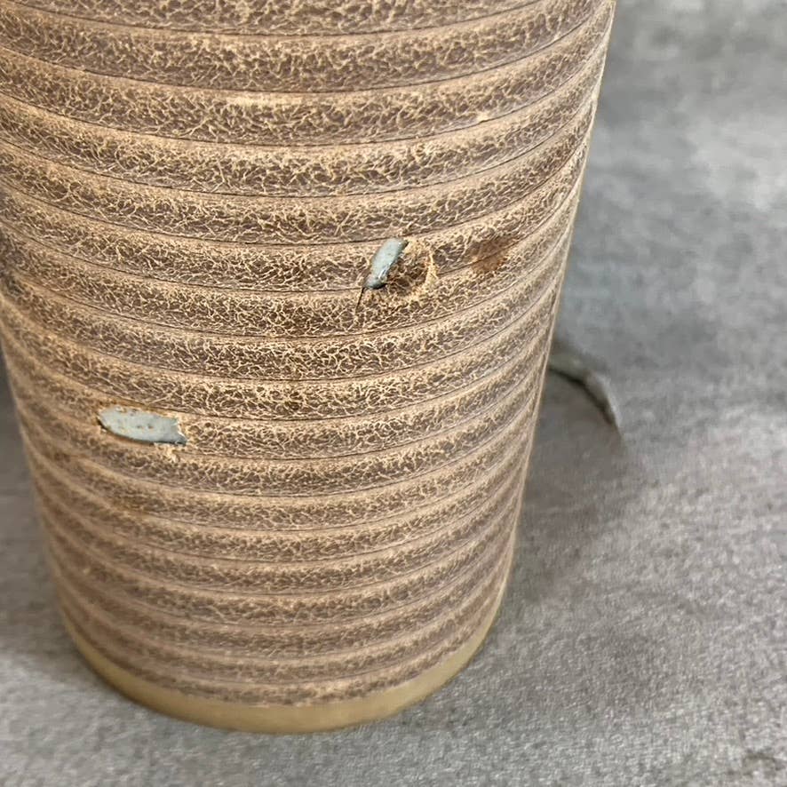 DV DOLCE VITA Women's Tan Bambi Round-Toe Slip-On Stacked-Heel Sandals SZ 9