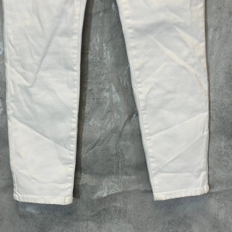 BUFFALO DAVID BITTON Women's White High-Rise Denim Skinny Jeans SZ 31