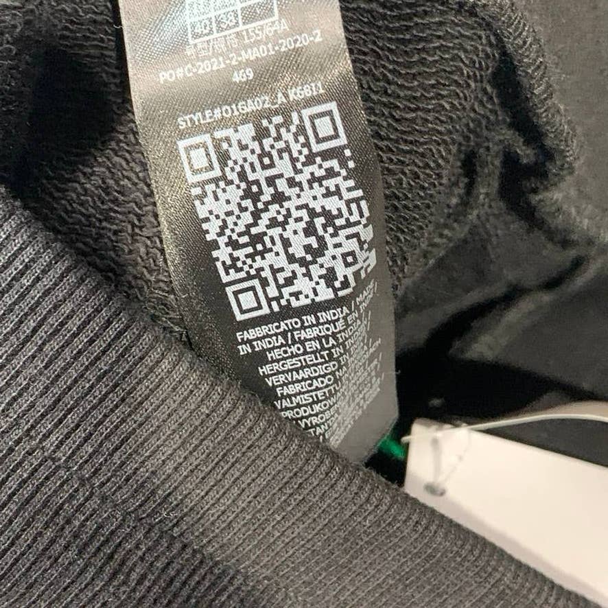 GUESS 1981 Women's Black Solid Mid-Rise Drawstring Sweat Pull-On Shorts SZ XS