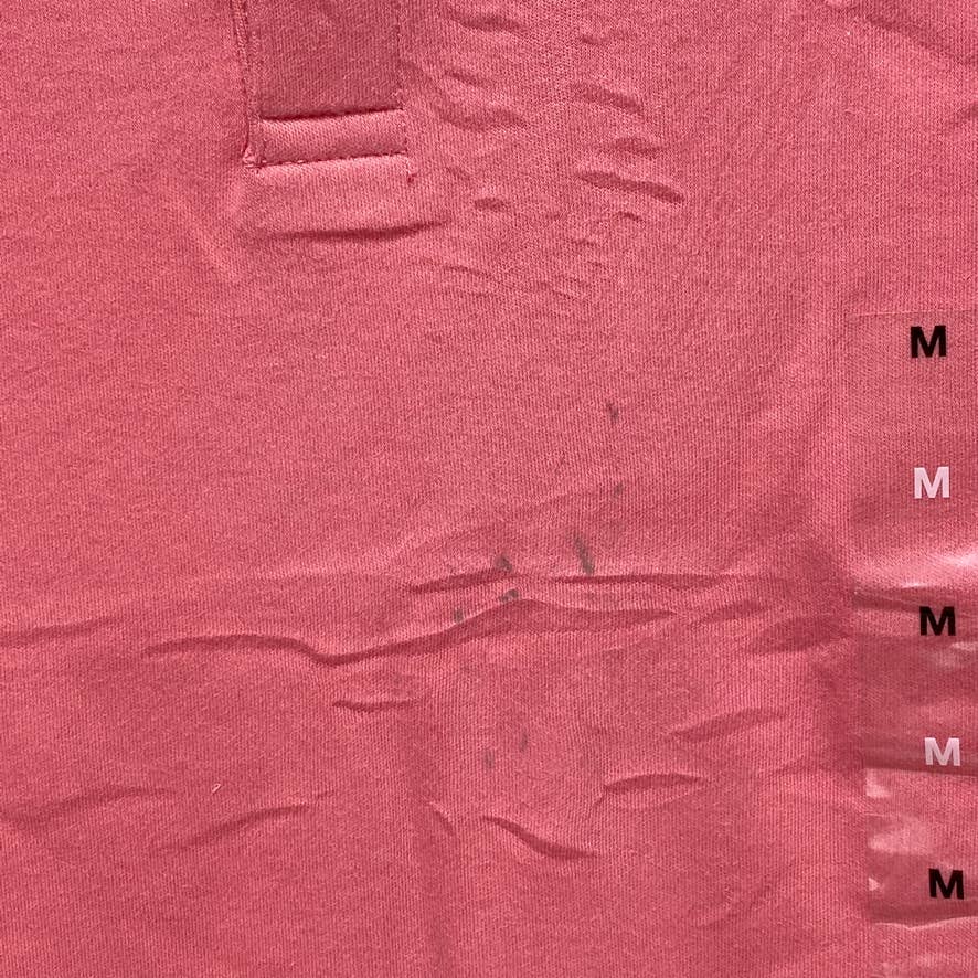 CLUB ROOM Pink Soft Touch Interlock Short Sleeve Polo Shirt SZ M