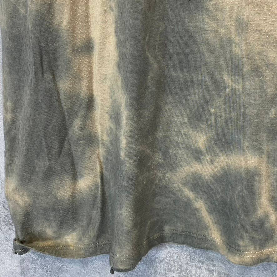 WST CST Women's Taupe Tie-Dye Crewneck Short Sleeve T-Shirt SZ M