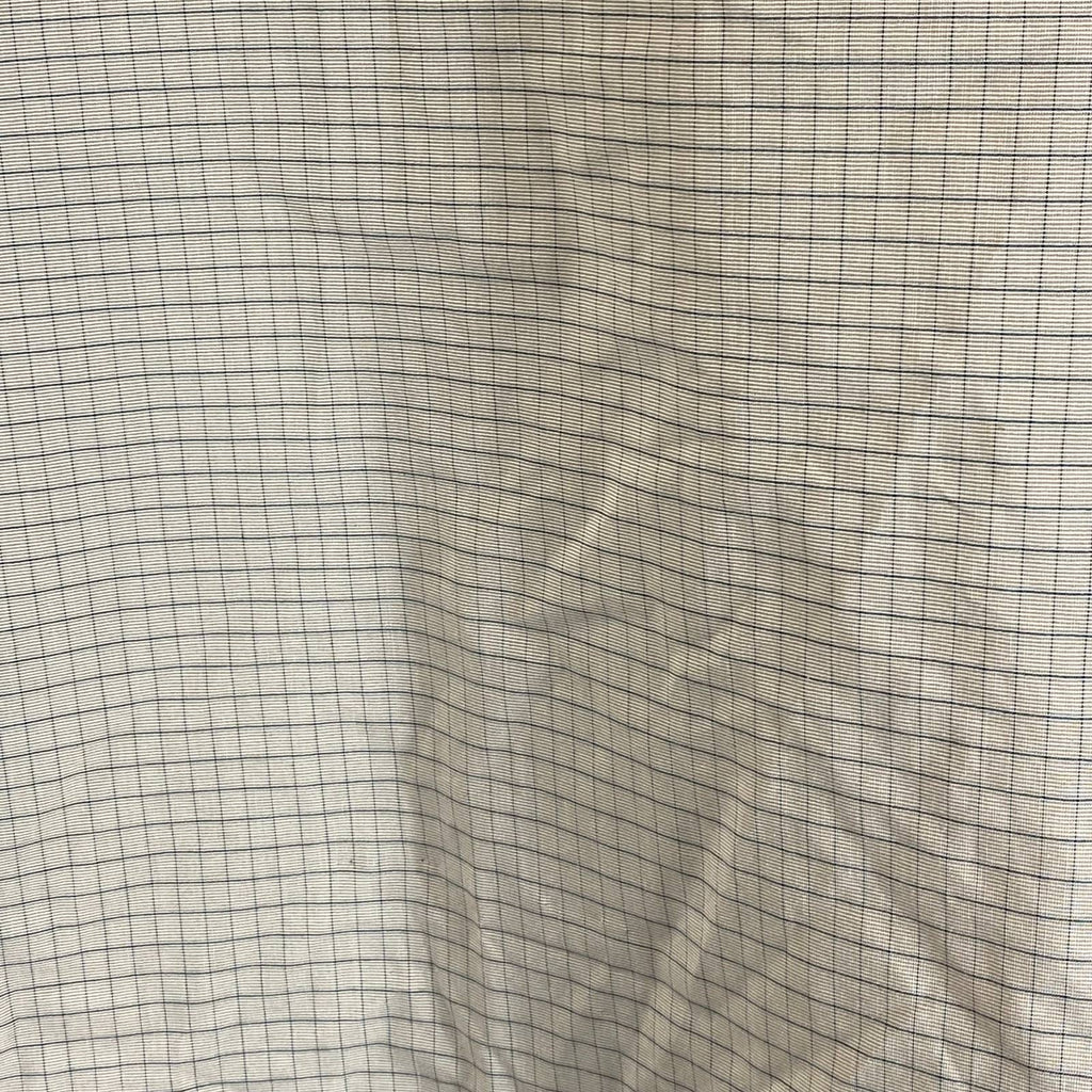 ALFANI Men's Tan Mini Check Regular-Fit Button-Up Long-Sleeve Shirt SZ XL