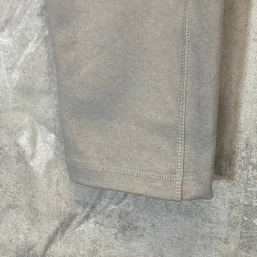 RBX Women’s Light Heather Grey High-Waist Active Pull-On Capri Leggings SZ S