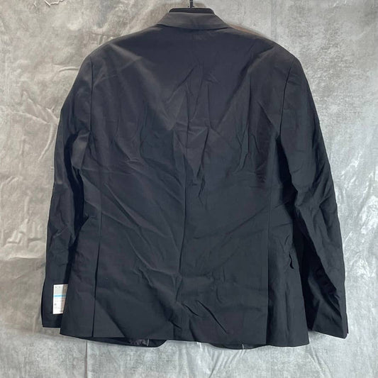 ALFANI Men's Solid Black Short Slim-Fit Two-Button Suit Jacket SZ 40S