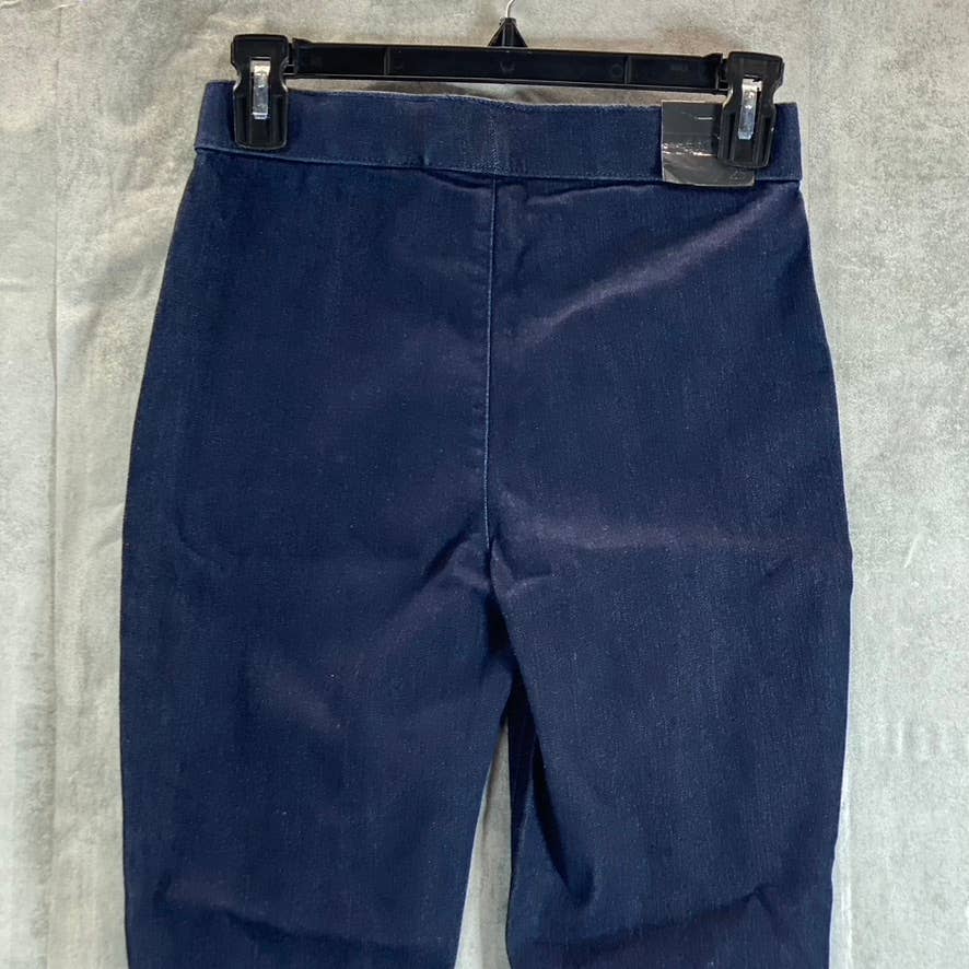 TINSEL Women's Dark Blue Flare Cropped Pull-On Denim Jeans SZ 25