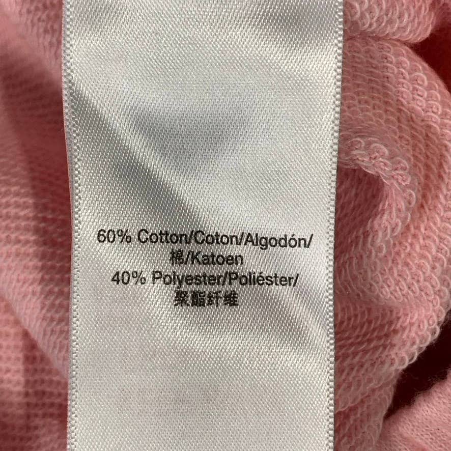 DKNY SPORT Women's Orchid Drawstring Metallic Logo Raw-Hem Pull-On Shorts SZ S