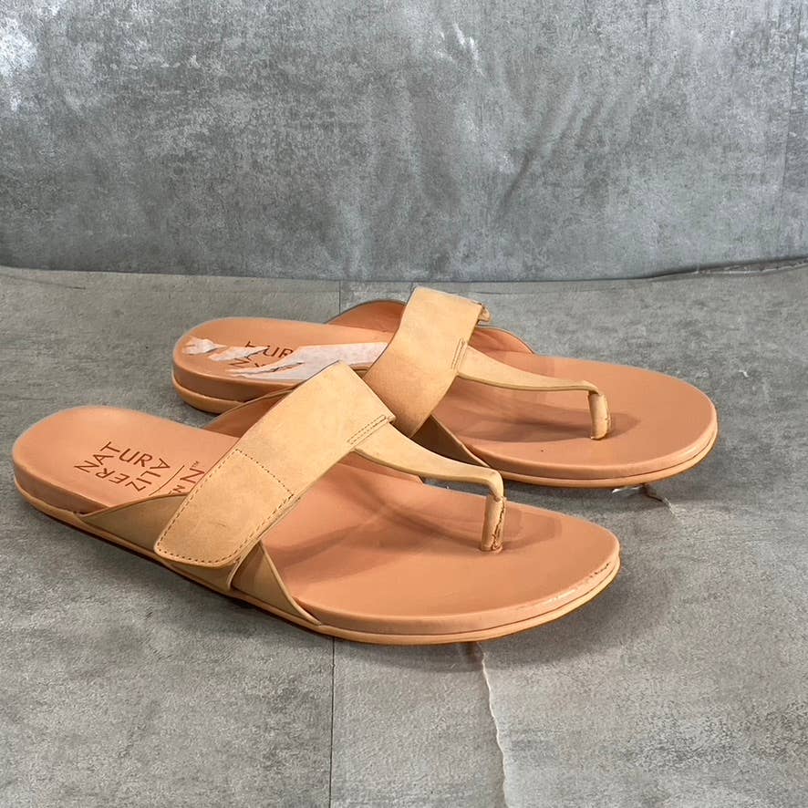NATURALIZER Women's Peach GenN-Twirl Slip-On Thong Sandals SZ 8